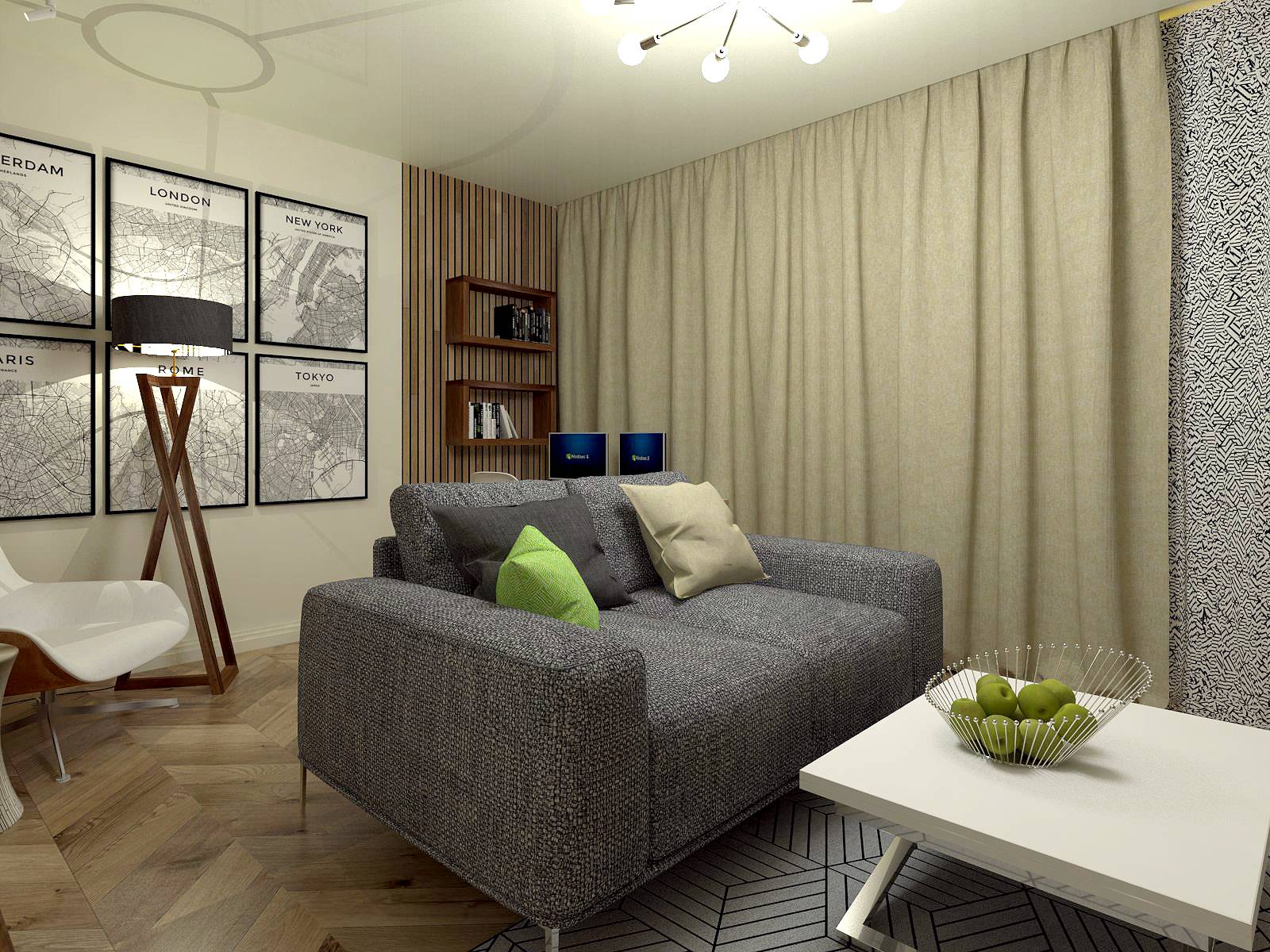 Обложка проекта: проект гостиной