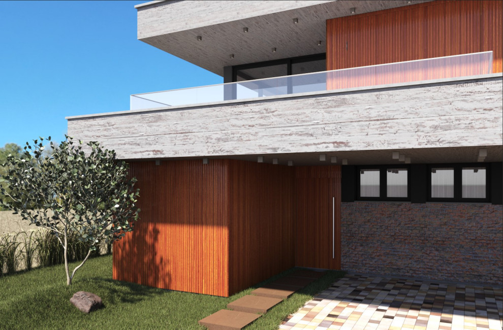 Визуализация экстерьер. Работа выполнена в 3dmax + Corona Render