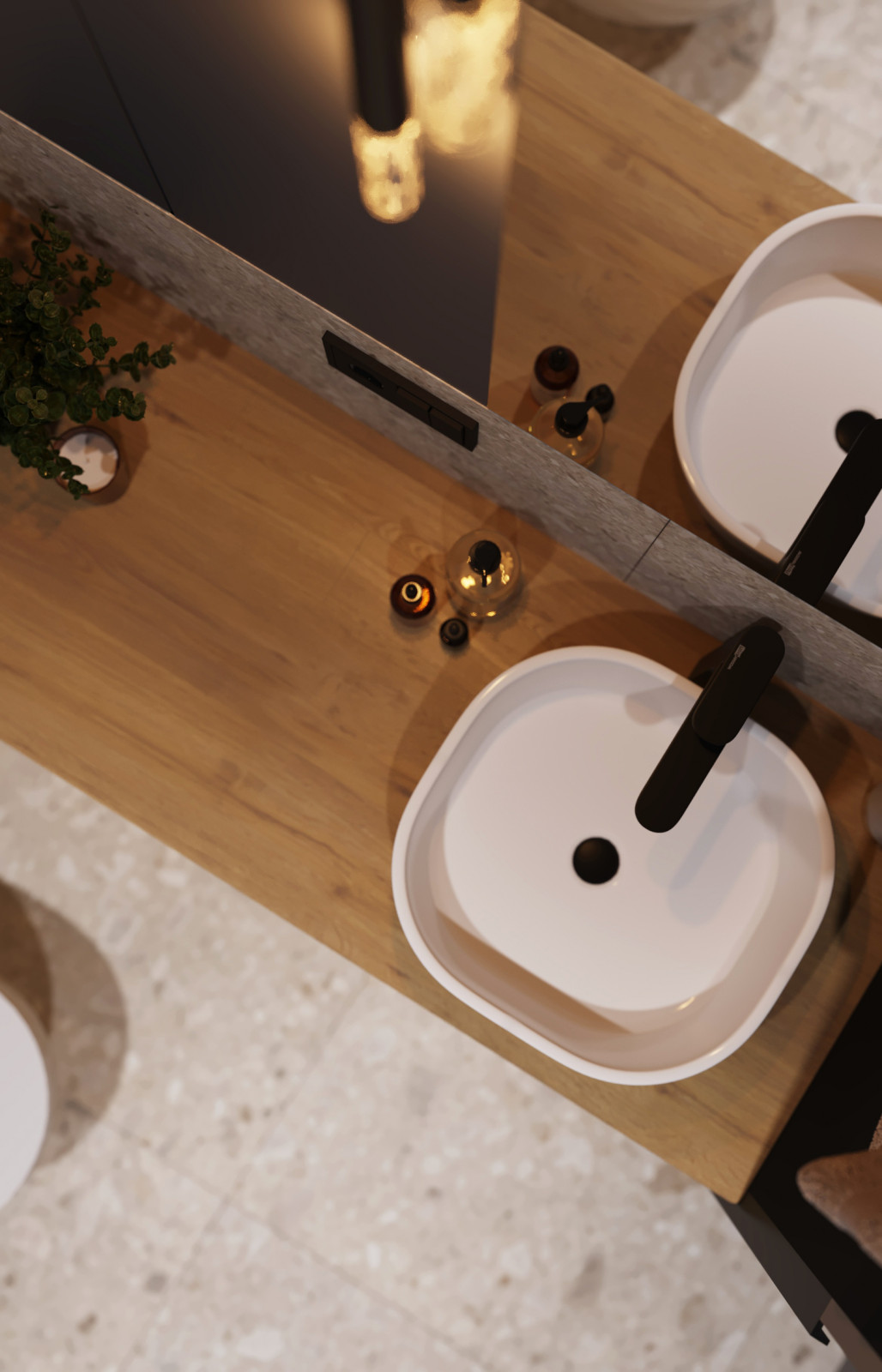 Гостевой санузел (Трехкомнатная квартира, Пенза)