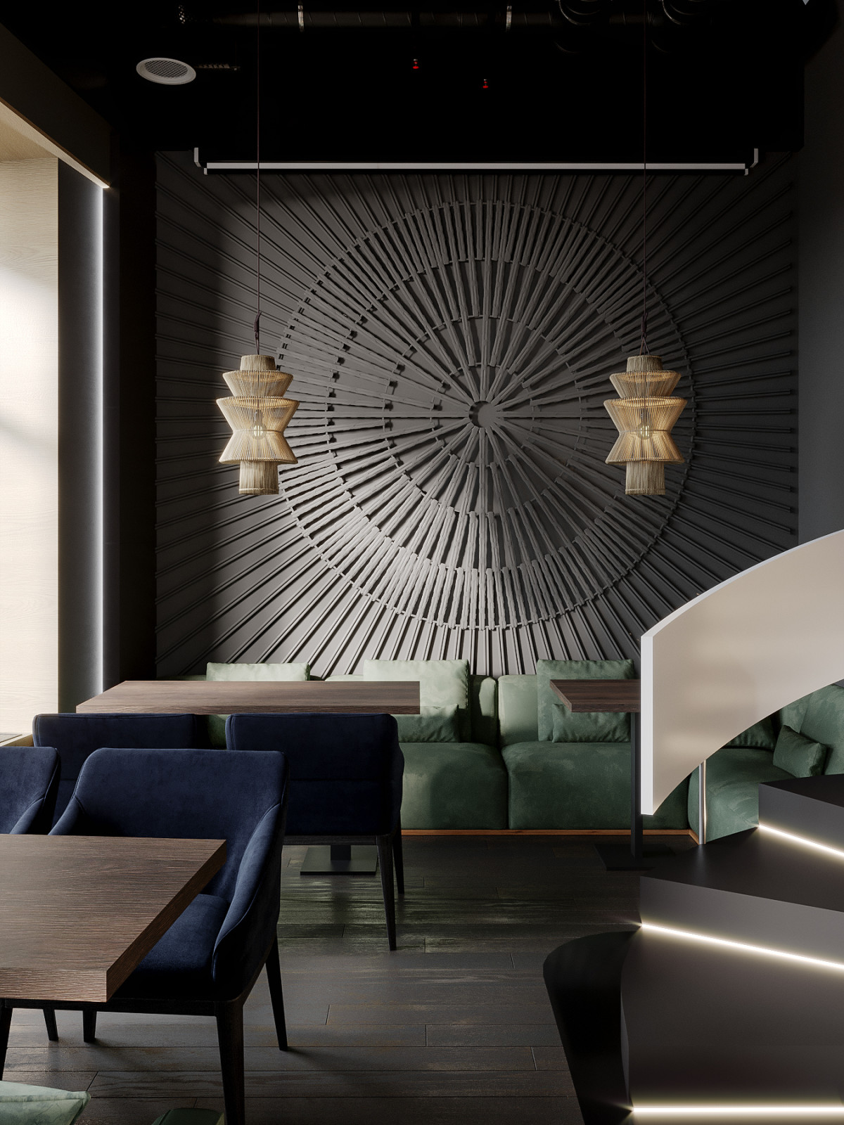 Декоративное панно на стене