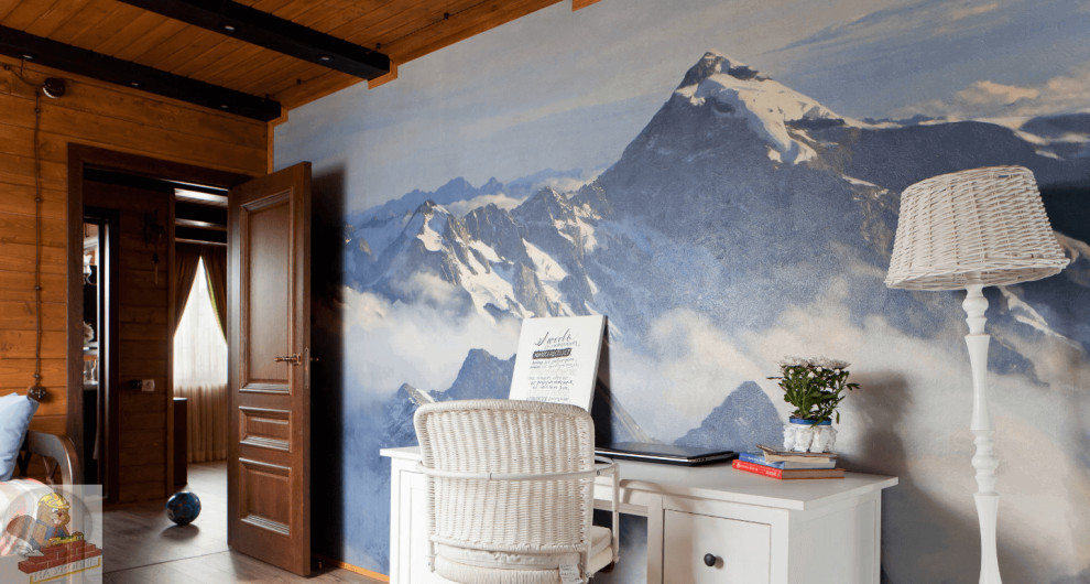 Отделка частного дома в стиле фьюжн