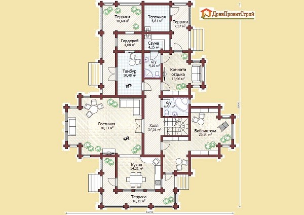 Проект дома № 55