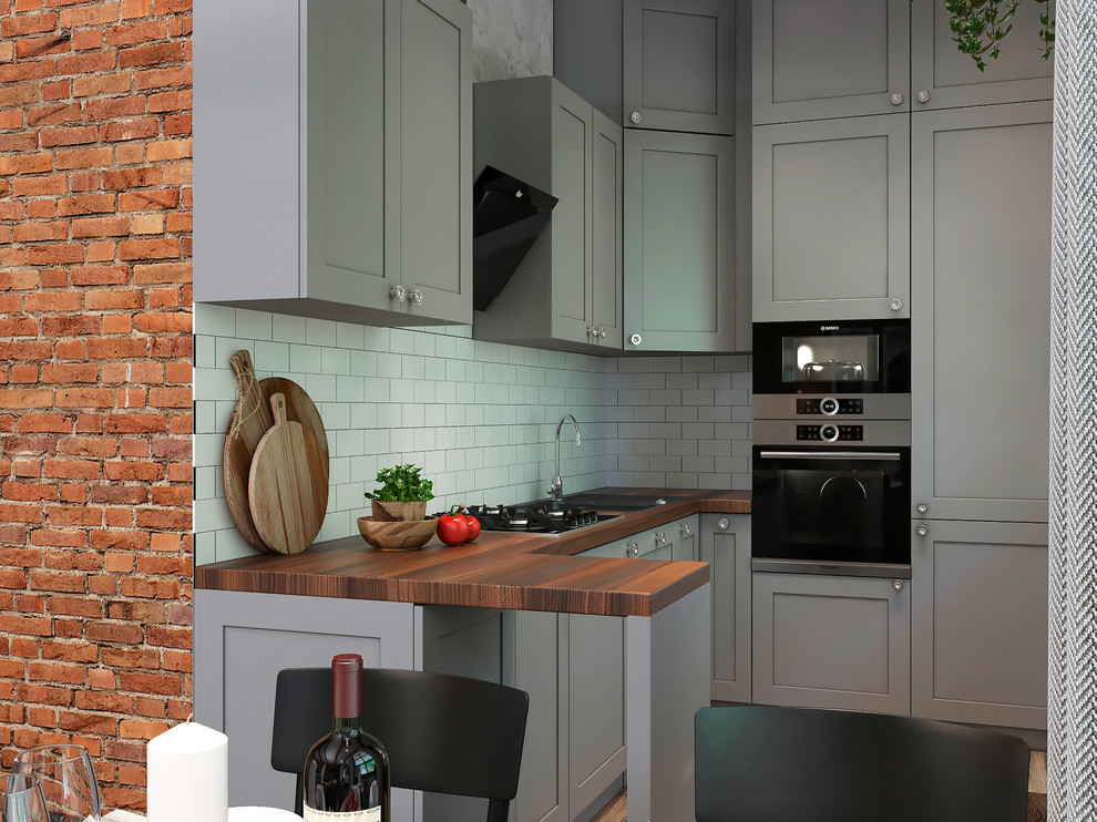 Сталинка-лофт. Гостиная-кухня