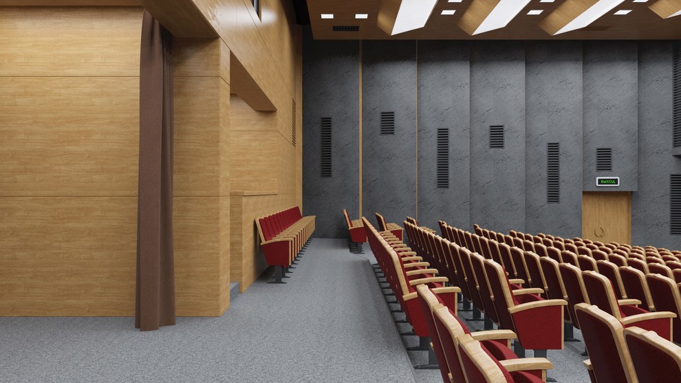 Зрительный зал в центре культуры