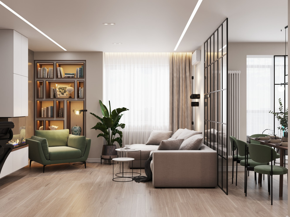 Современный интерьер в ЖК "Яуза парк"