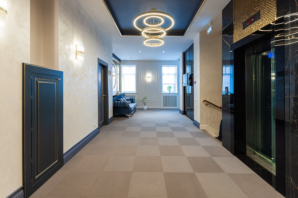 Апарт отель «Семашко» в Гродно. Ковровая плитка Forbo Flotex