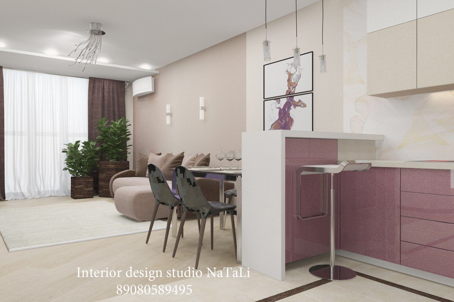 Дизайн интерьера удаленно, фриланс, дистанционно