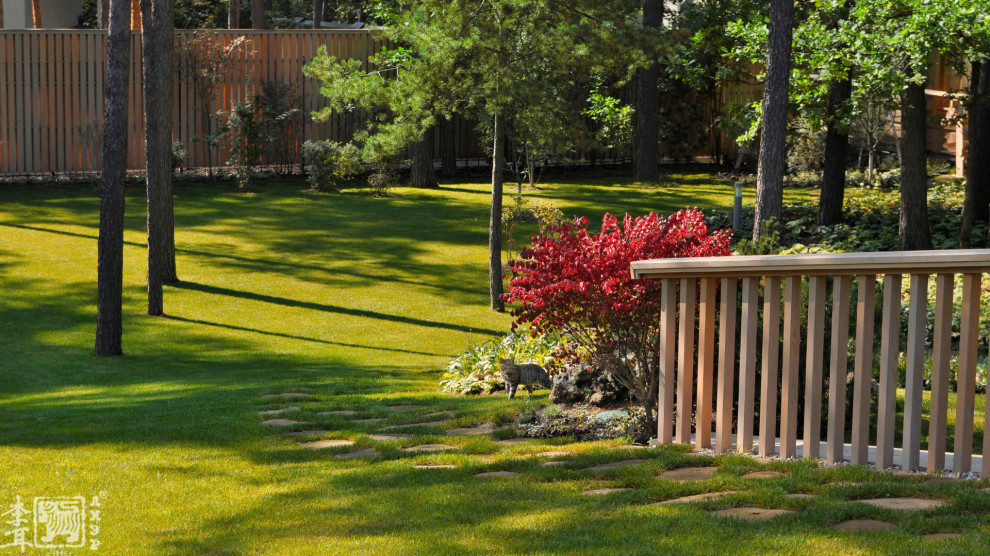 Ландшафтный дизайн лесного участка и кровли