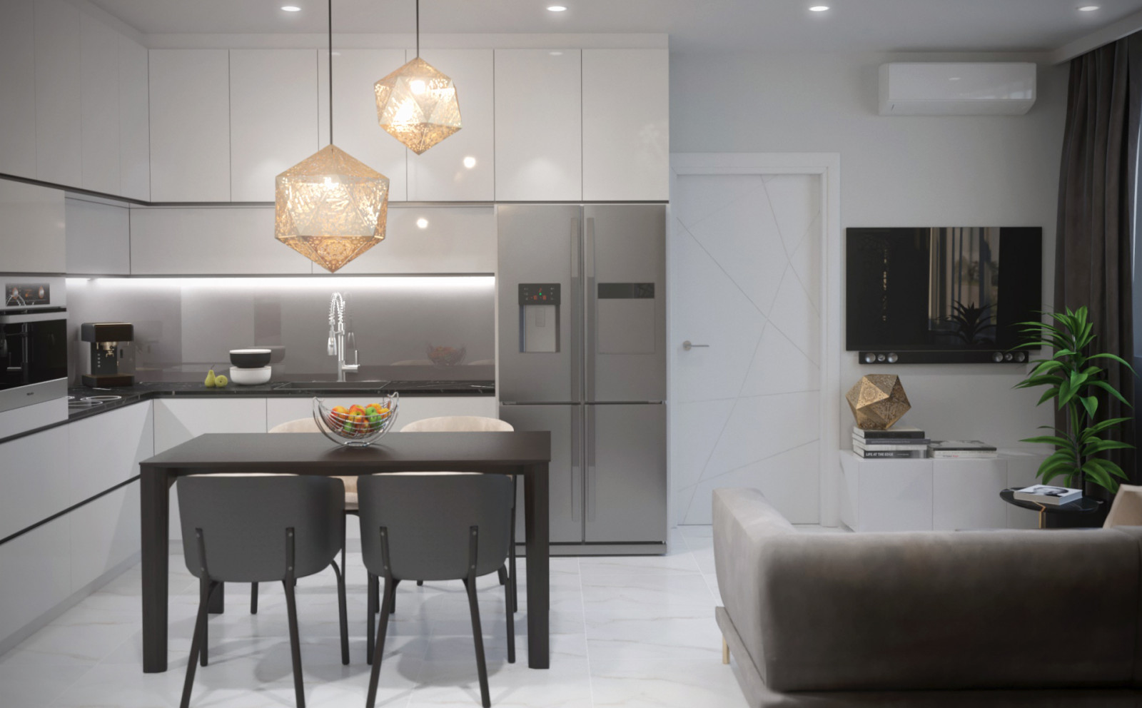 Черно белый дизайн