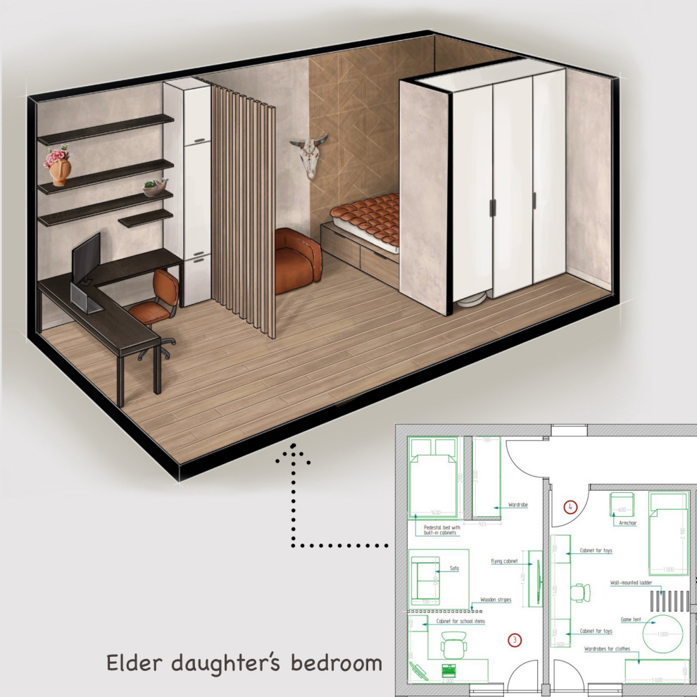 Скетч интерьера