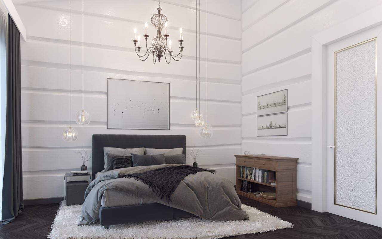 Шале со спа-зоной и бассейном из лафета кедра и бетона