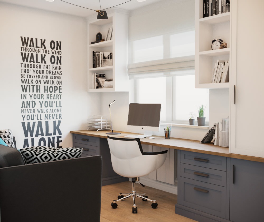 Коттедж в светлых тонах