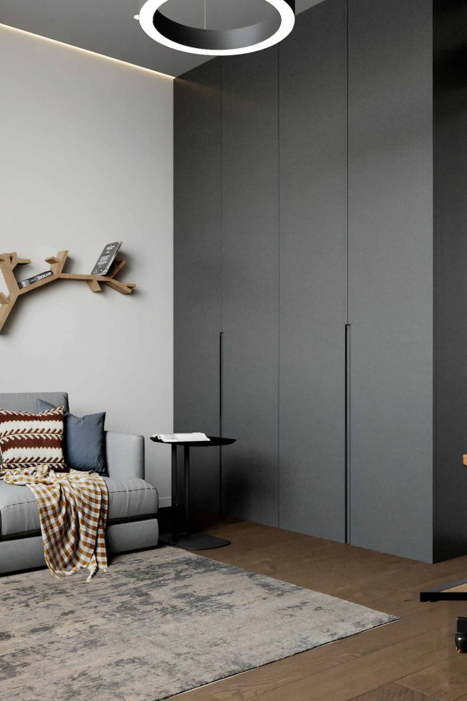 Дизайн и ремонт квартиры в ЖК «Квартал на Никулинской» — Акцент на дерево