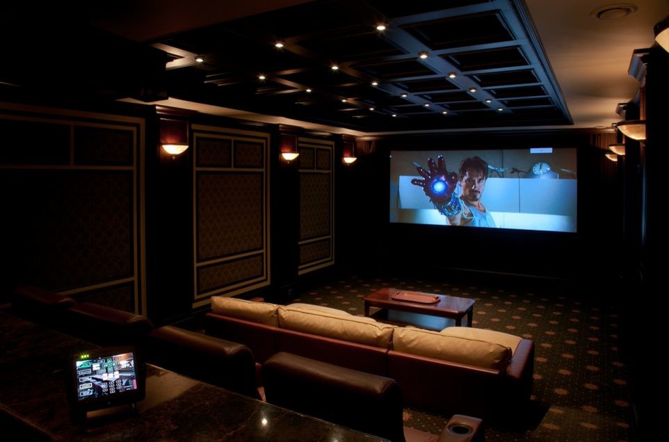 Интерьеры домашних кинотеатров