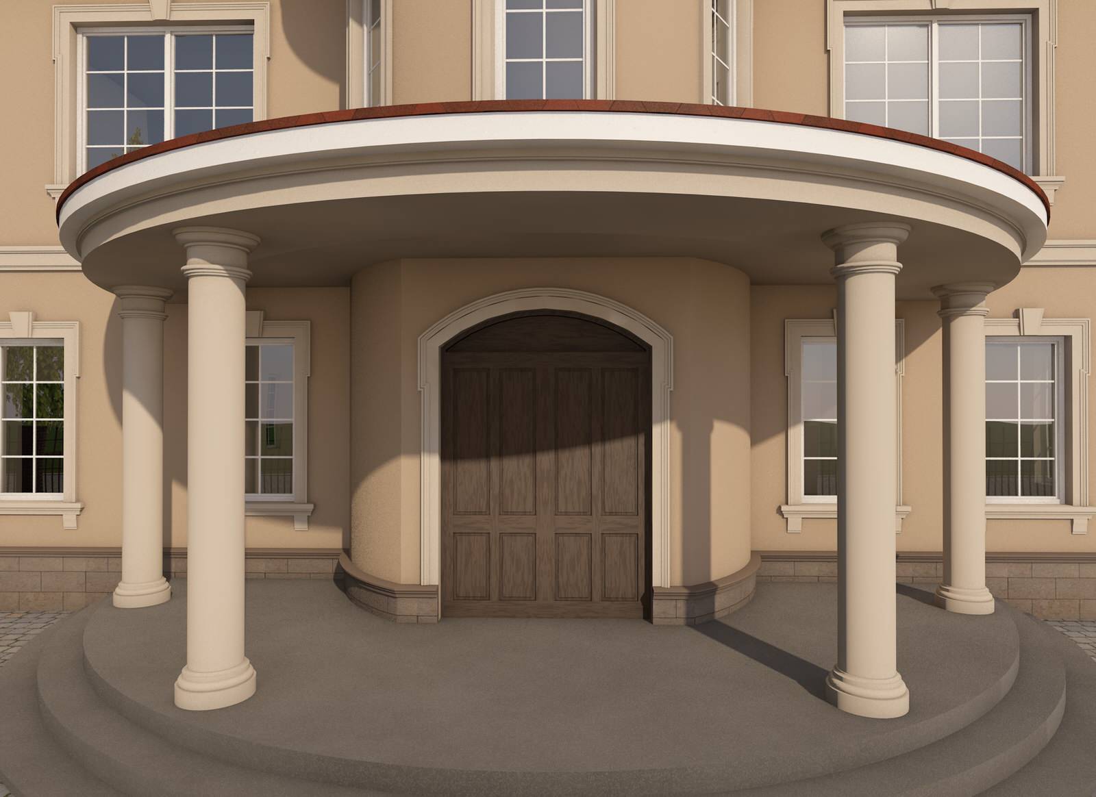 Дизайн фасадов загородных домов