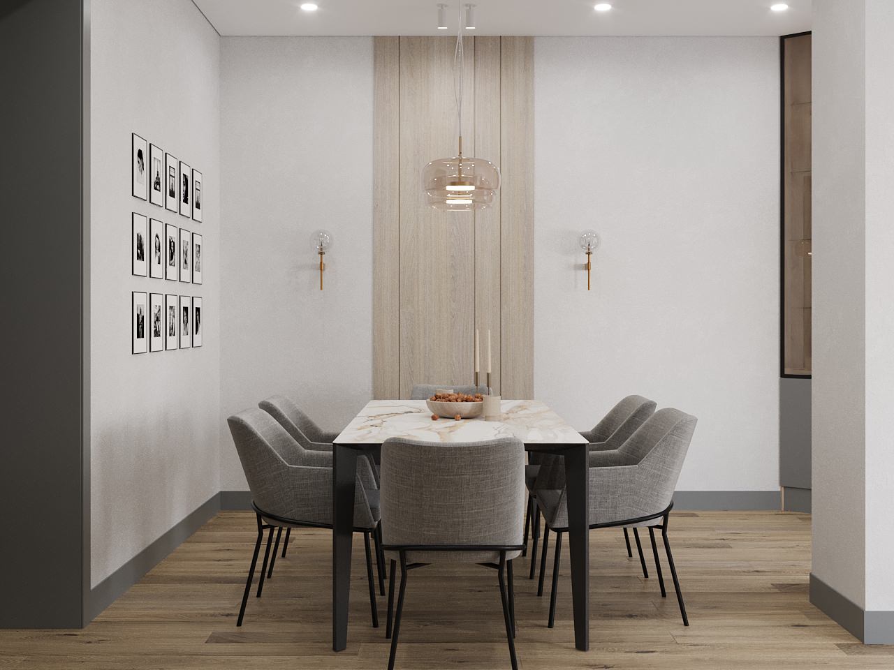 Гостиная в московском таунхаусе