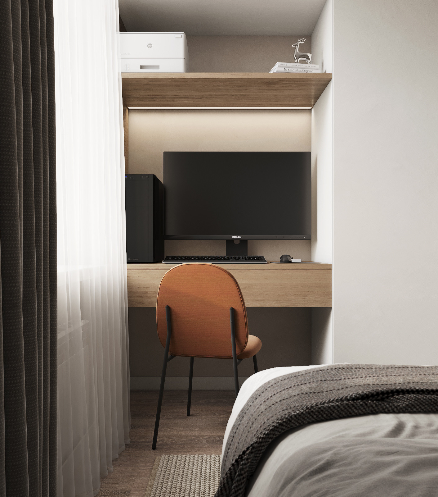 Гостиная-спальня 22 кв.м.