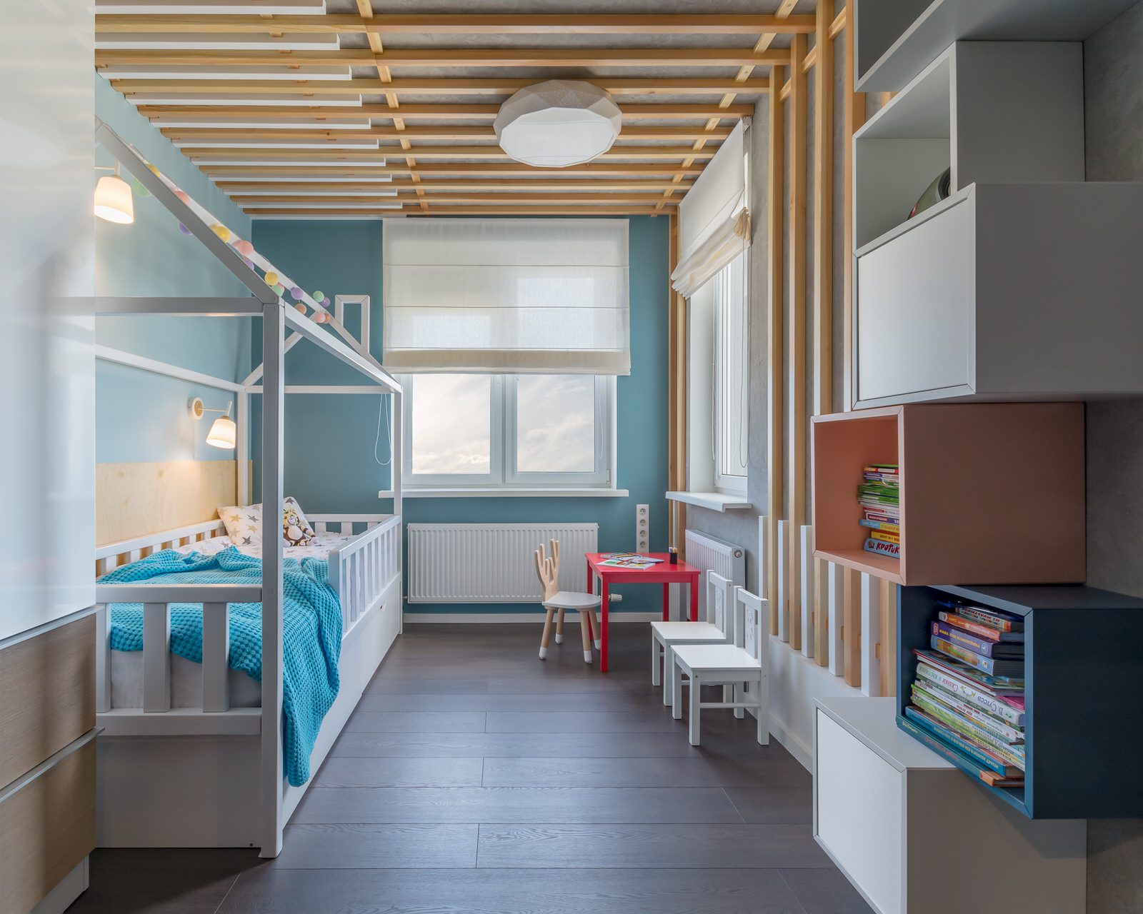 Интерьер в стиле "Яркий лофт"