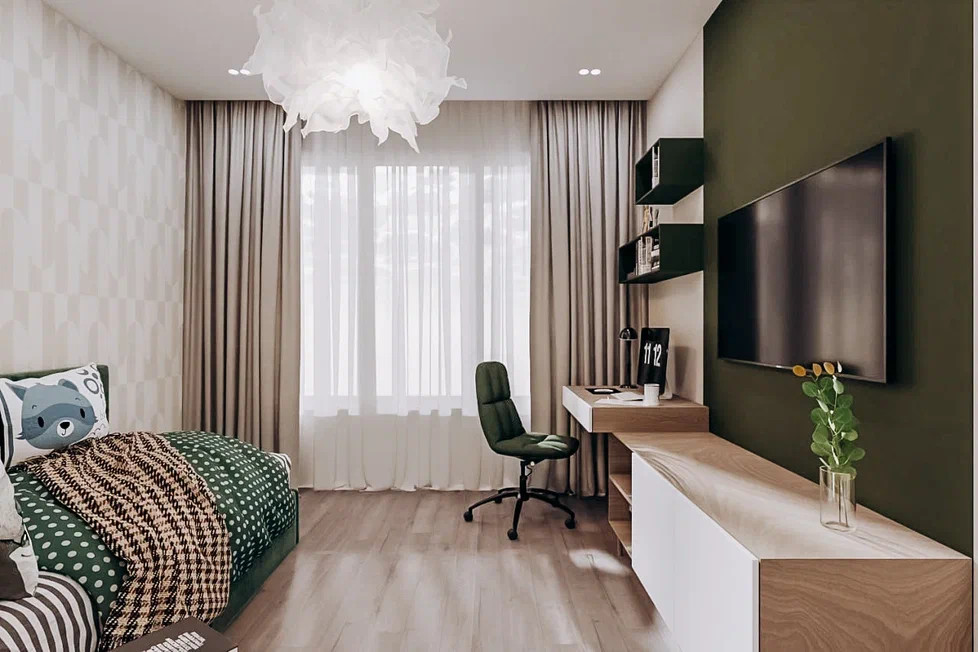 Планировка 3-х комнатной квартиры в современном стиле