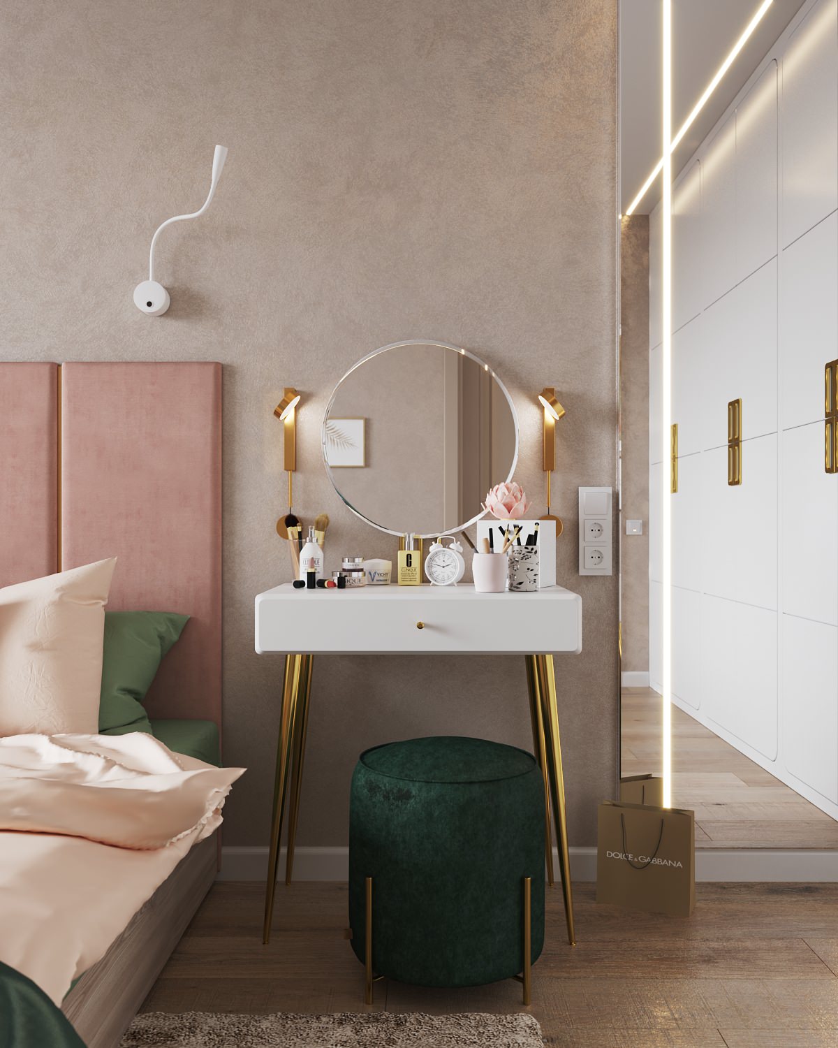 Колоритная квартира для семьи с двумя детьми (девочками)