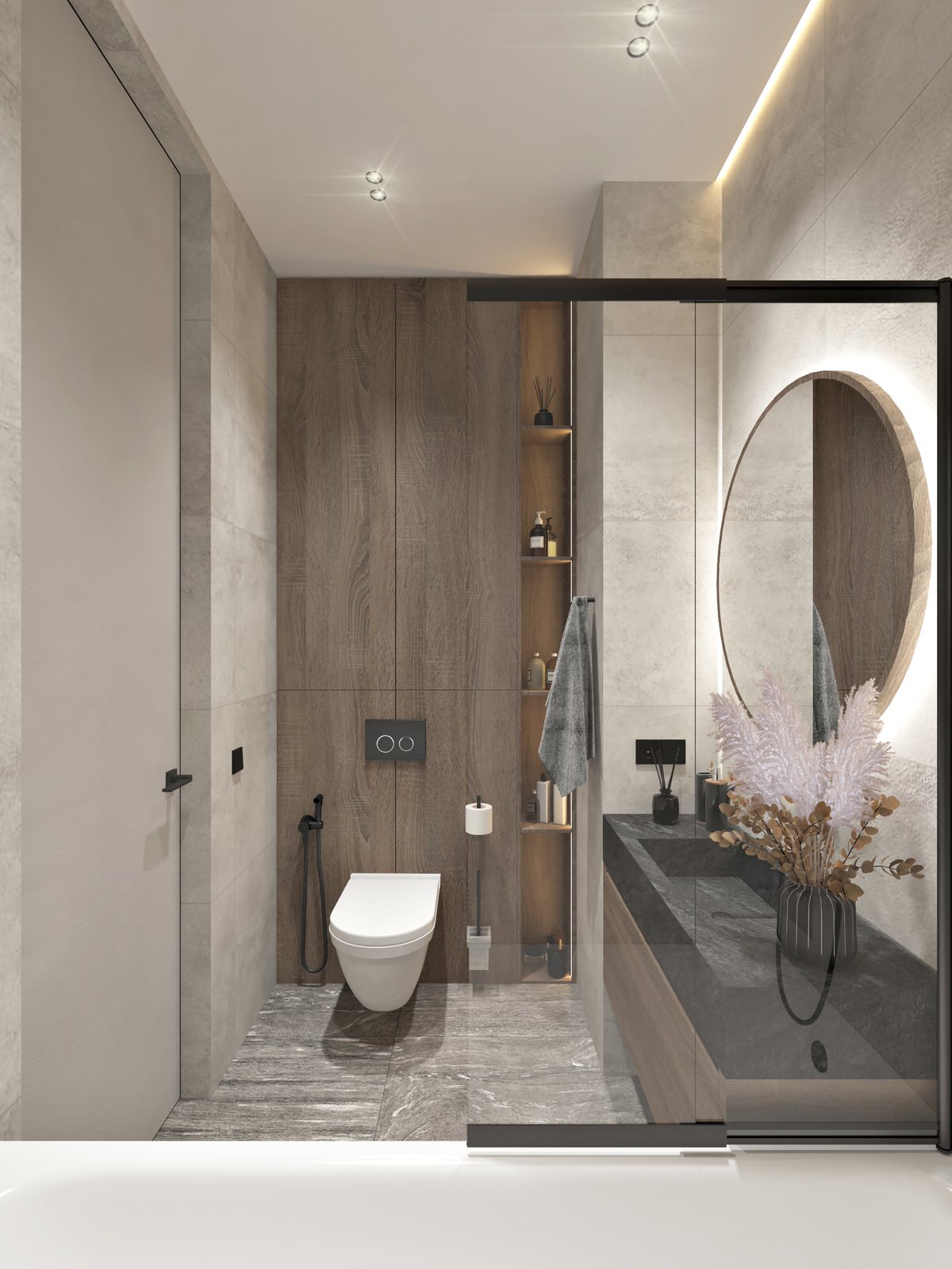 Минималистичный интерьер для молодой семьи