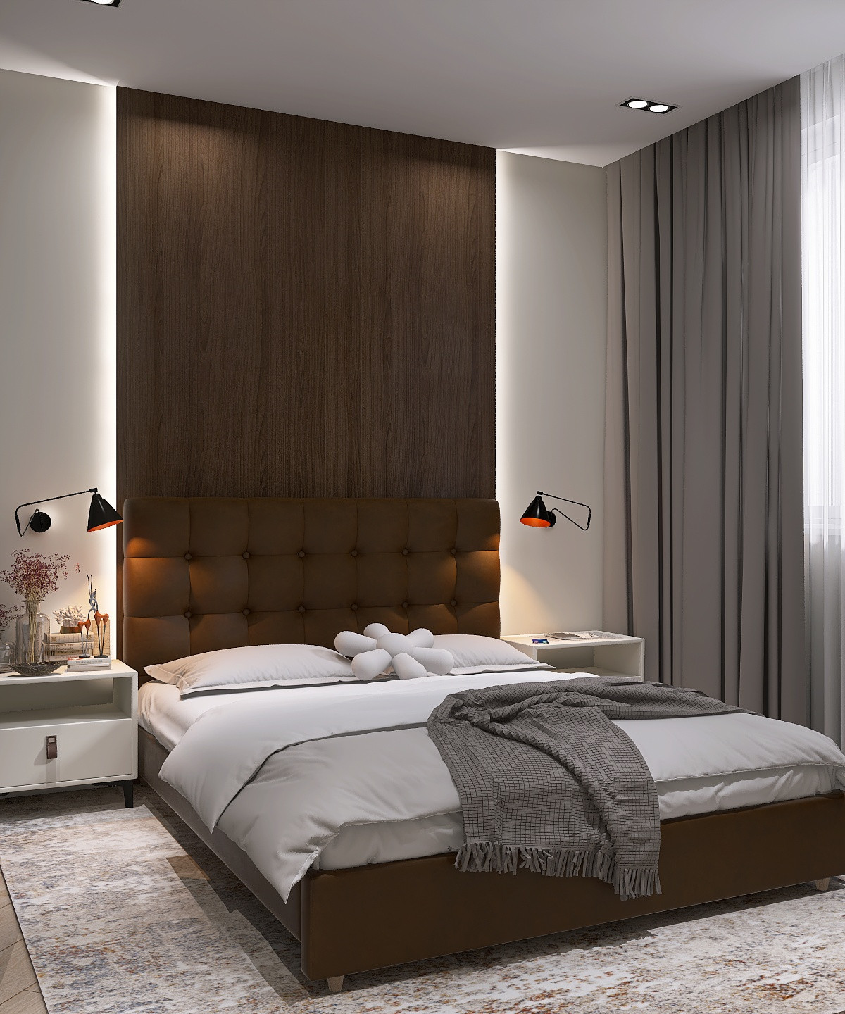 КУХНЯ-ГОСТИНАЯ + СПАЛЬНЯ И КОМНАТА ДЛЯ СЫНА 54 КВ.М.