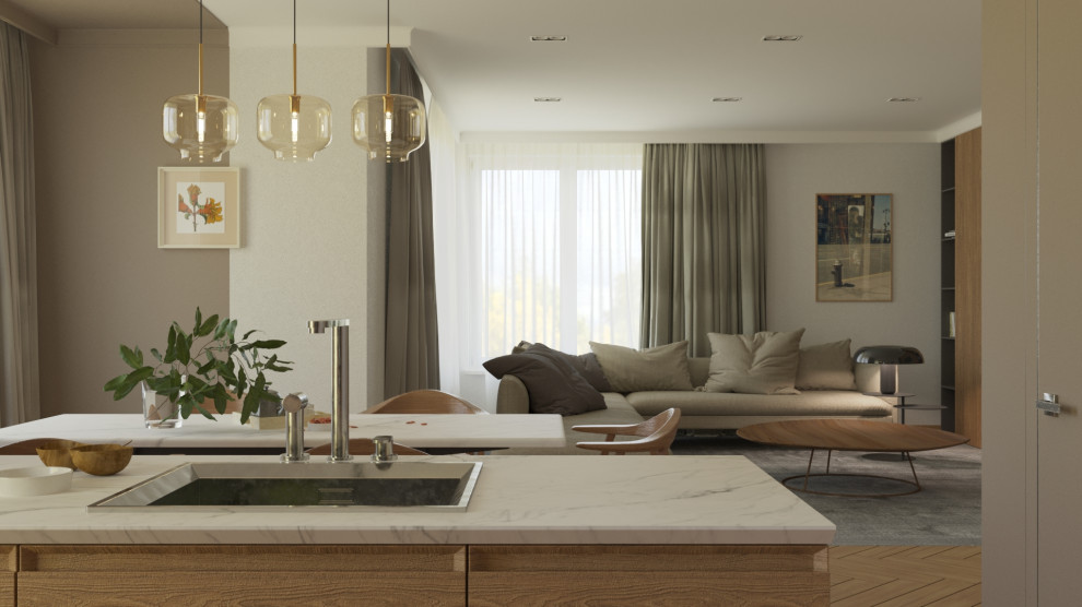 Дизайн проект в Скандинавском стиле