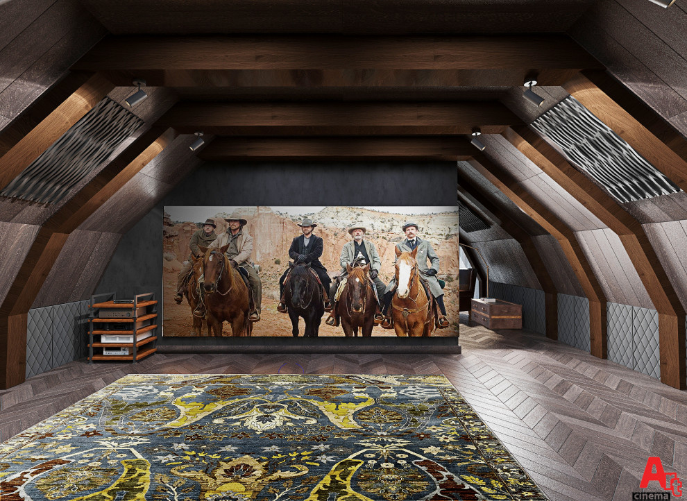 Обложка проекта: Домашний кинотеатр в Тихвине в частном доме