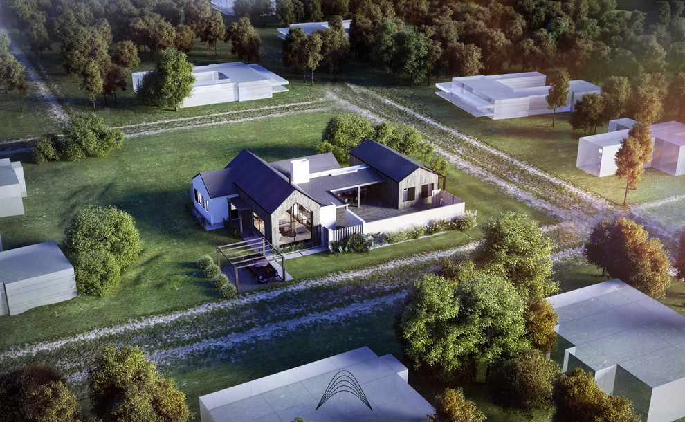 Обложка проекта: Домик в Уругвае. Визуализация.