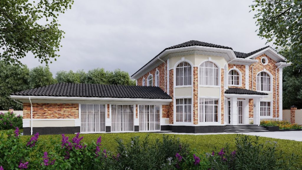 Обложка проекта: Проект дома в классическом стиле