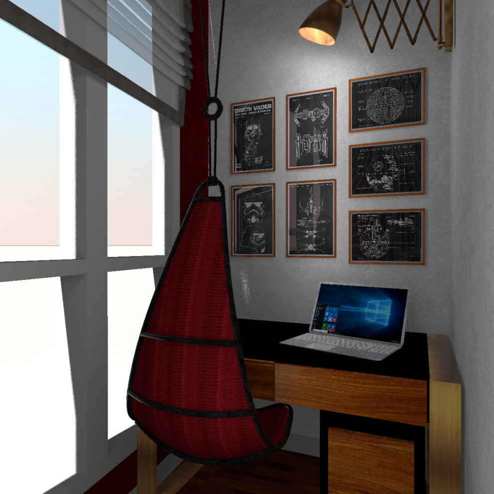 Спальня и ванная для молодой супружеской пары