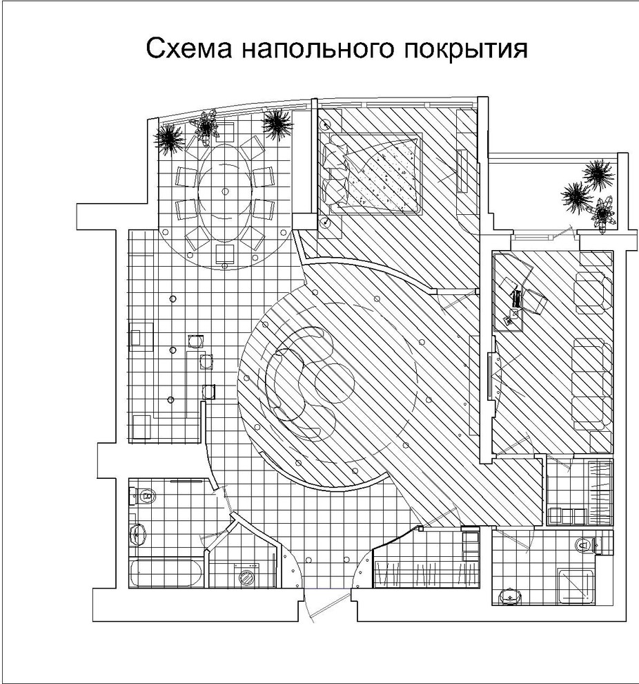 Интерьер квартиры на Воронцовских прудах в Москве