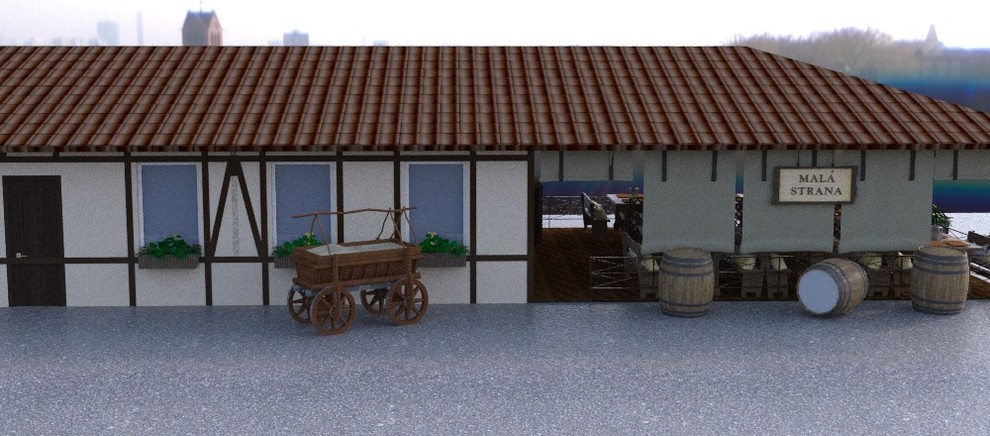 Обложка проекта: Кафе с летней площадкой