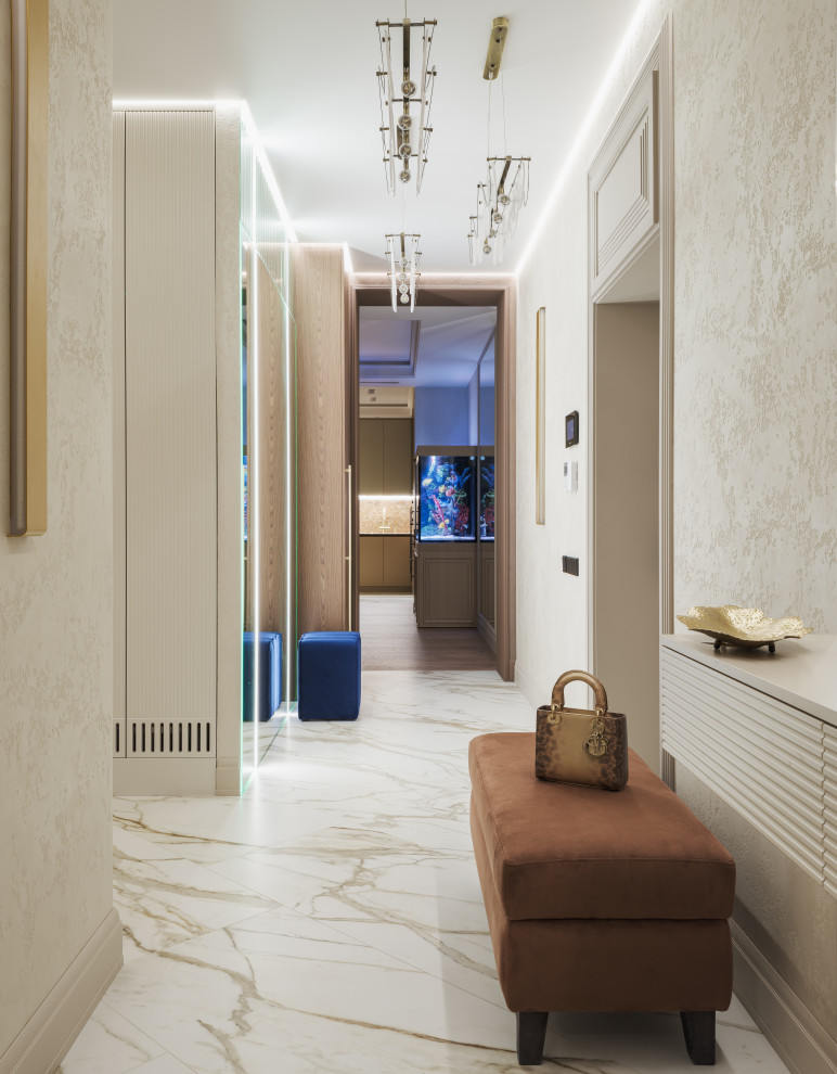 Реализация современной четырехкомнатной квартиры площадью 170 м²