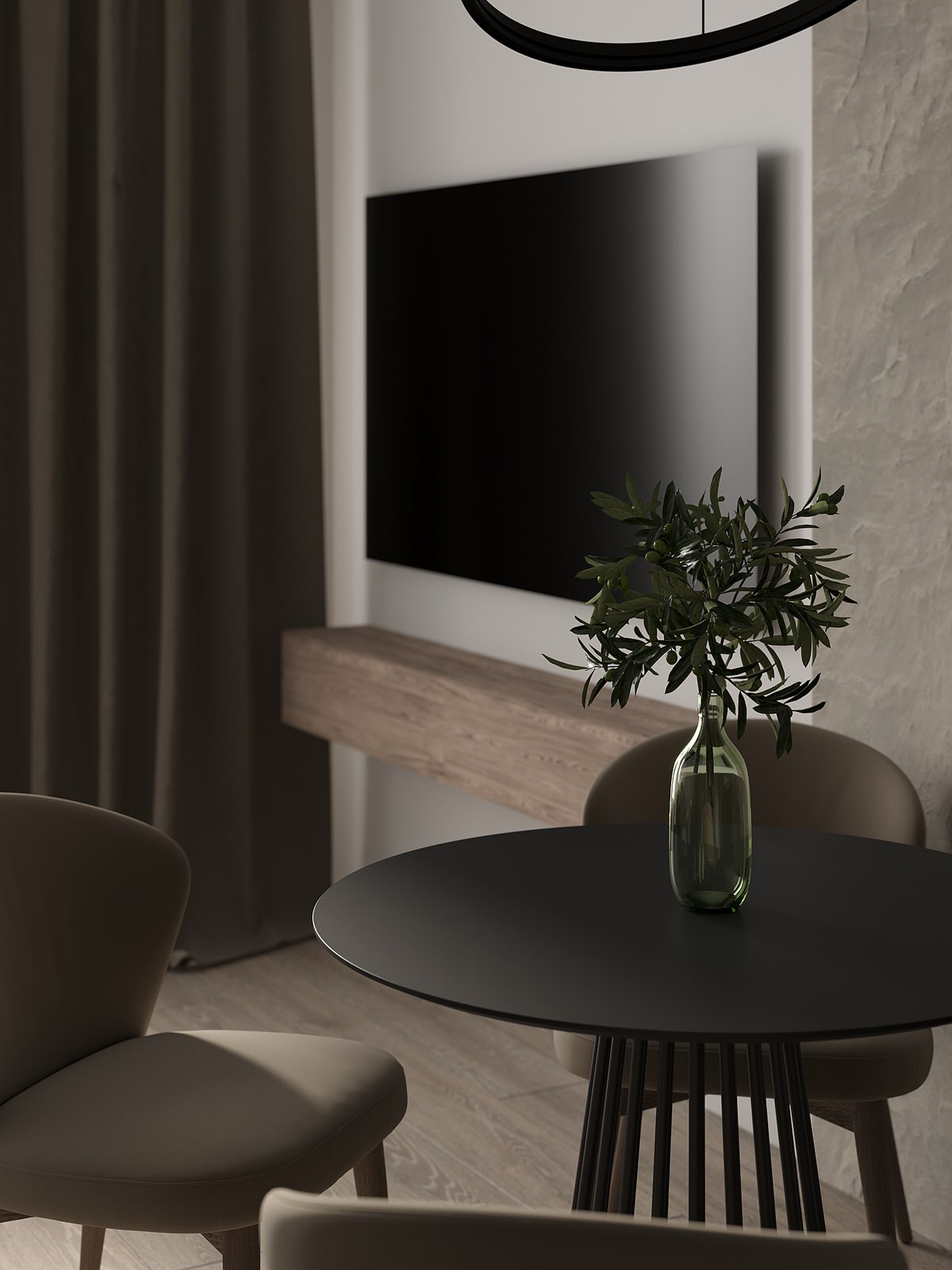 Проект кухни-гостиной в ЖК "MYPRIORITY Basmanny"