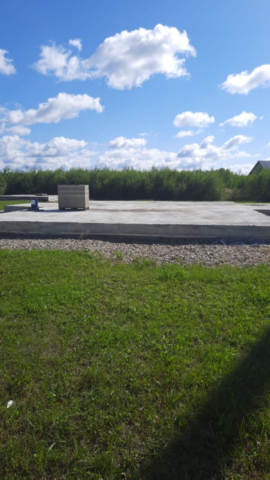 Возведение фундамента