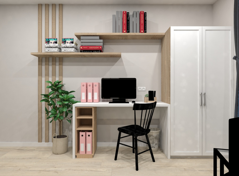 Обложка проекта: Визуализация кабинетной зоны из проекта