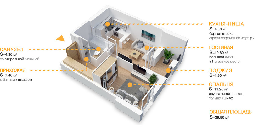Houzz Украина: Первая собственная квартира дизайнера в Киеве