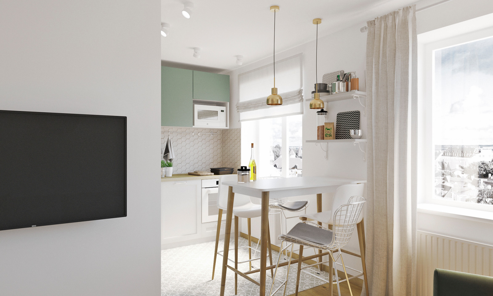 Трехкомнатные апартаменты в Таллине.