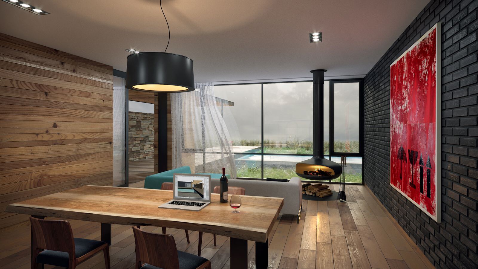 Обложка проекта: House in the Fog