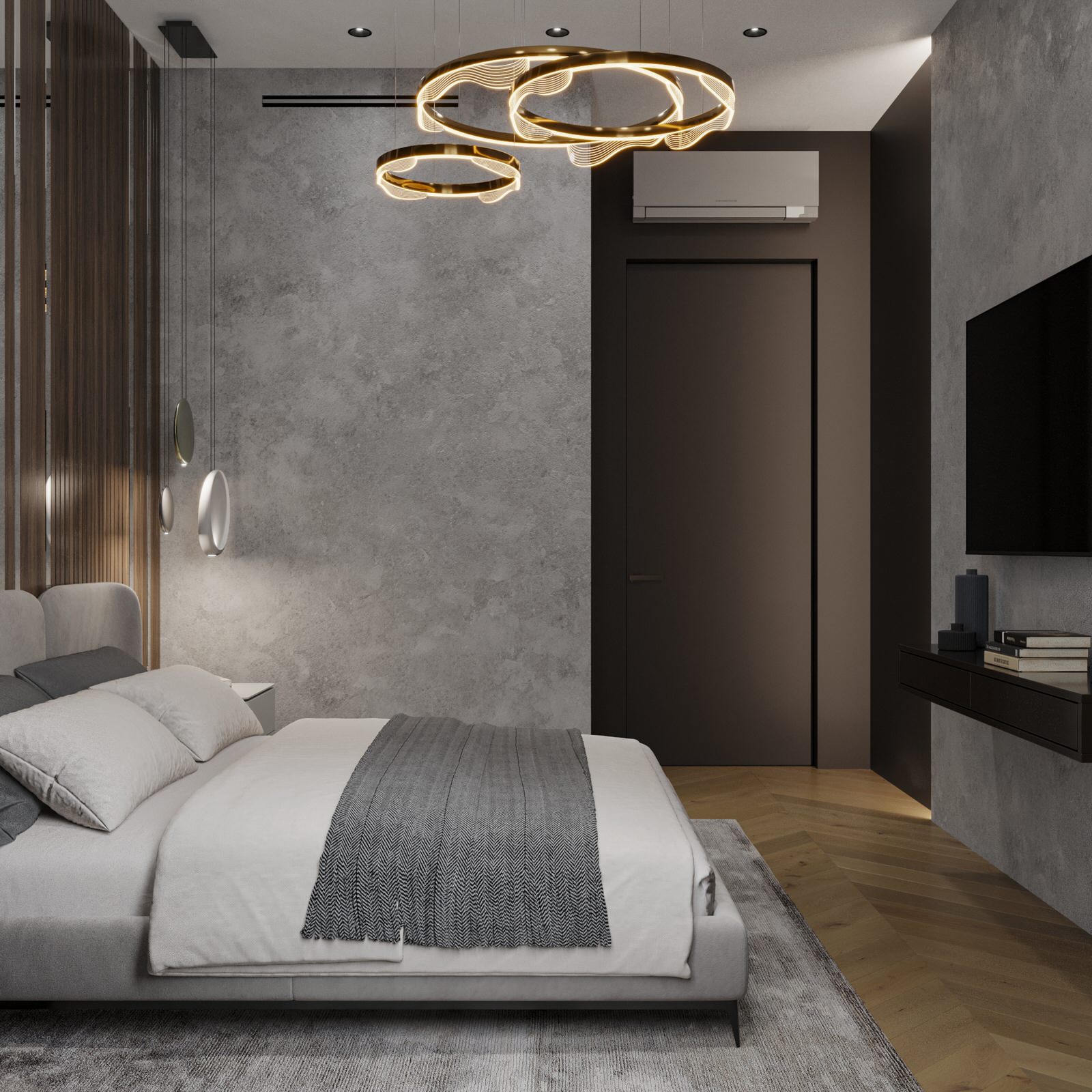 Уютная квартира в шоколадных и терракотовых оттенках