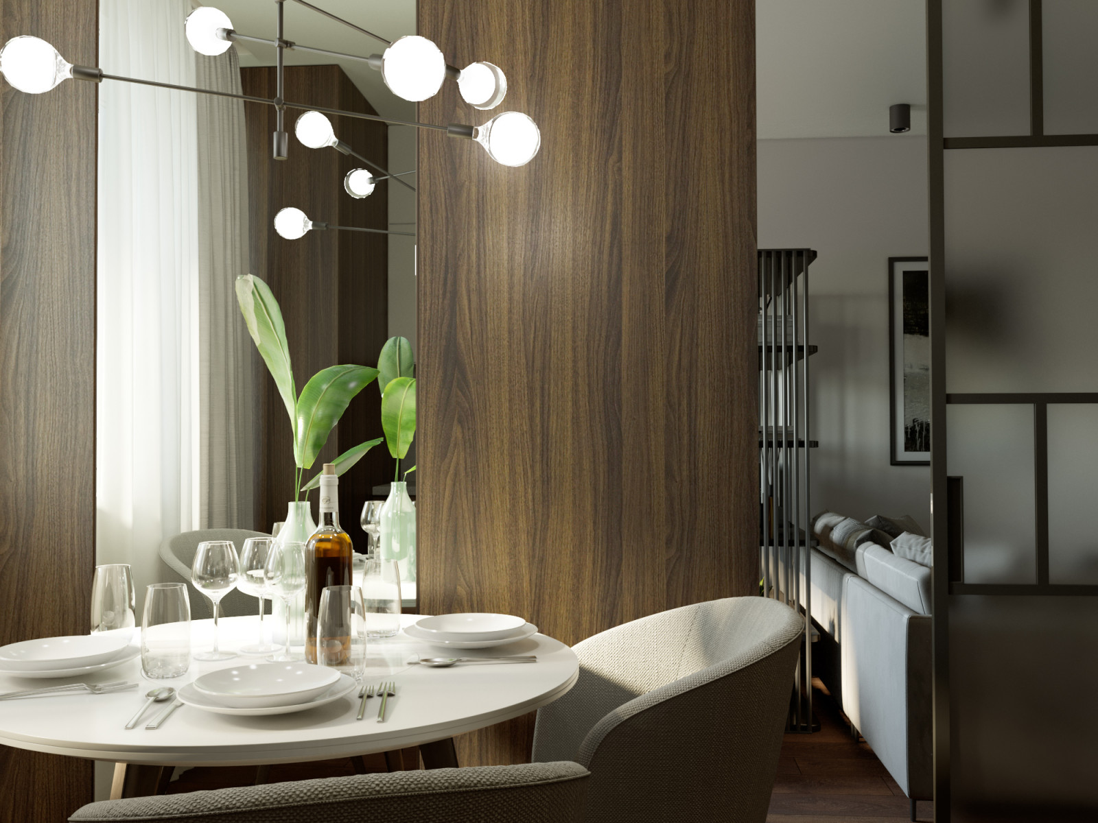 Обложка проекта: Дизайн квартиры для мужчины