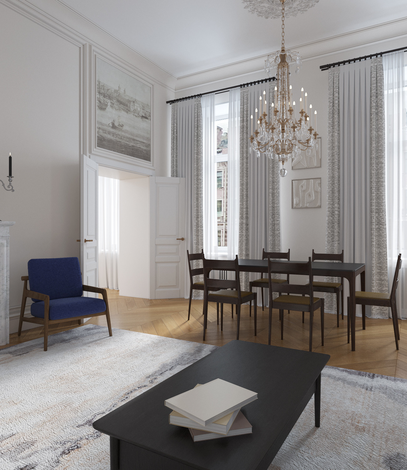 Обложка проекта: квартира на Захарьевской