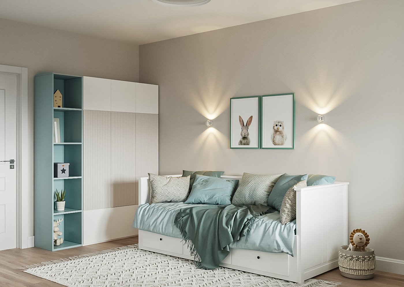 Обложка проекта: Детская в современном стиле