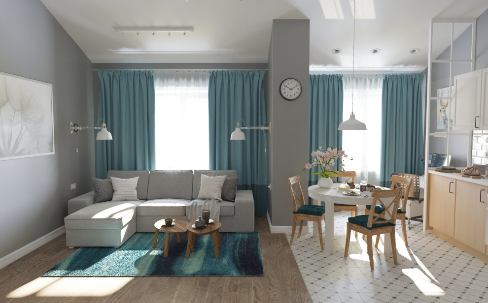 Обложка проекта: Типовой проект мансардной квартиры в ЖК"Театральный парк"