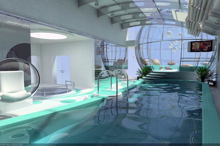 Бассейн в частном доме