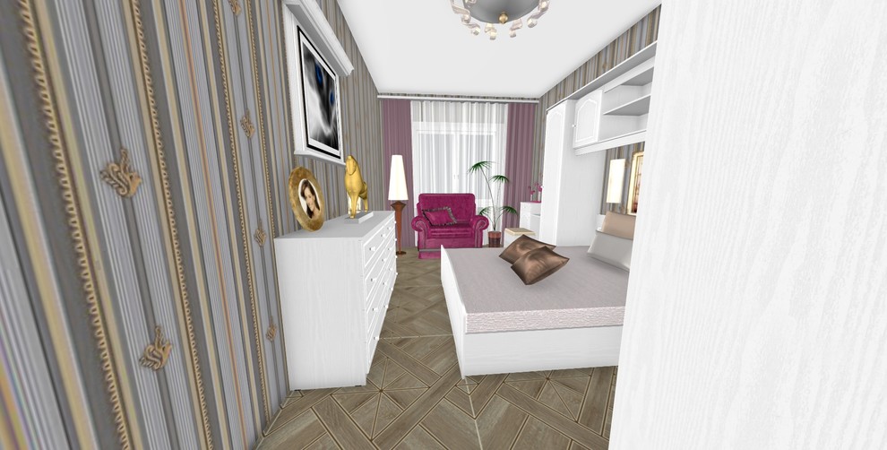 Экспресс 3D дизайн  1 кв.ры в ЖК Триумф ПаркСпалбня