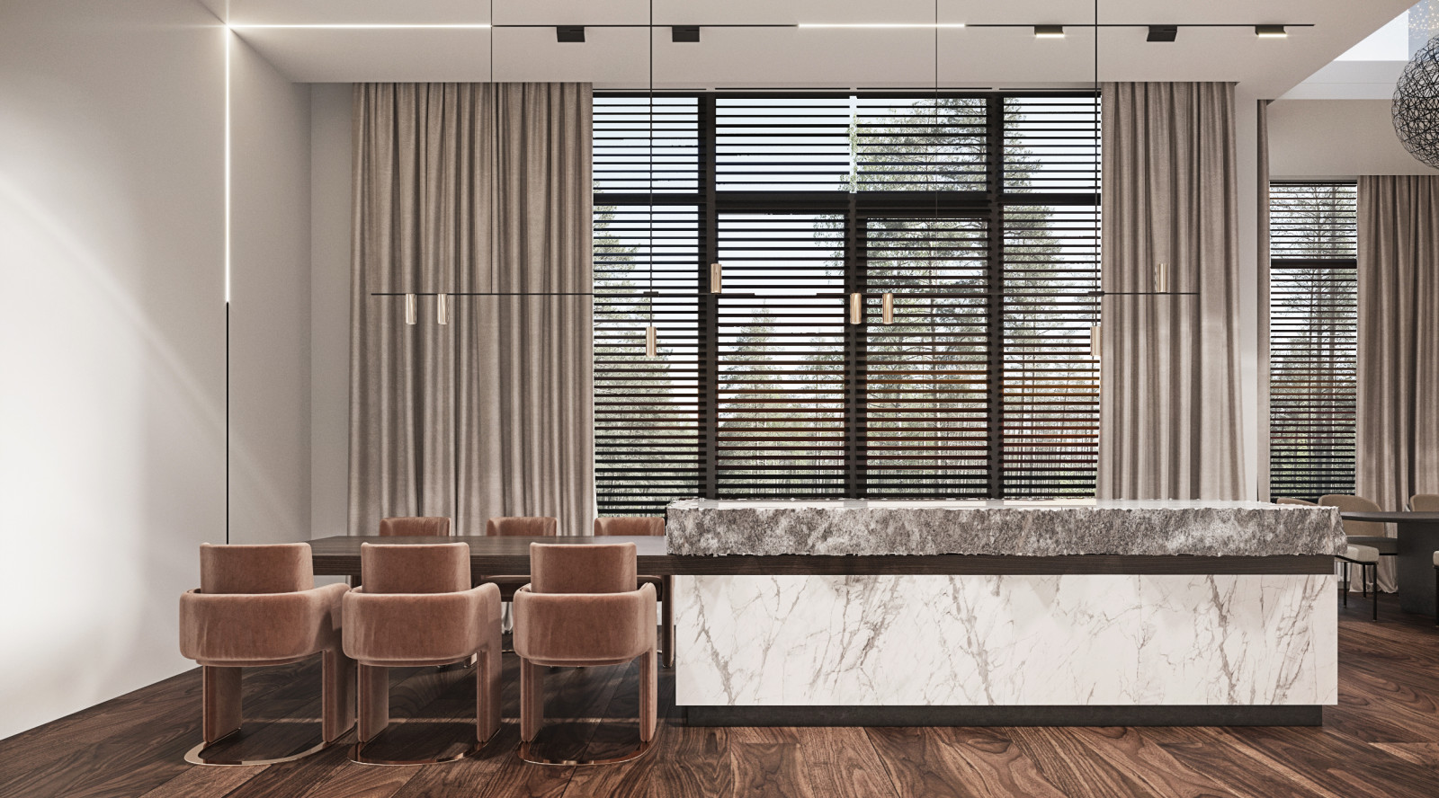 Комфортная студия в современном стиле 150м2