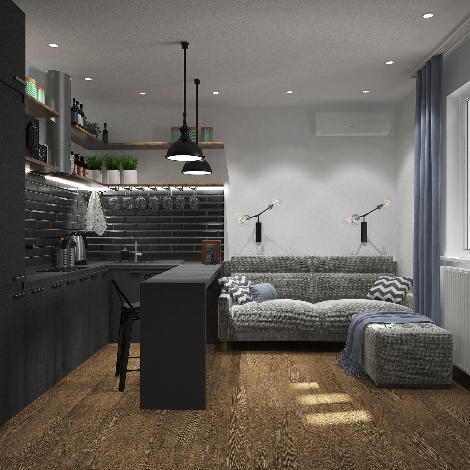 Обложка проекта: Маленькая студия в городе Видное