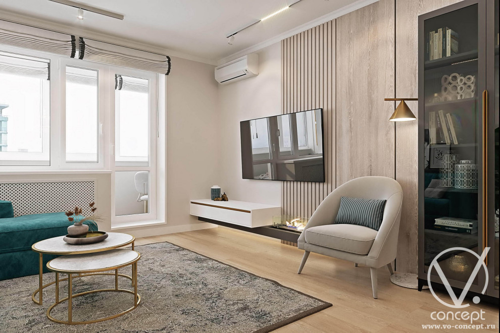 Однокомнатная квартира на востоке Москвы. 45 м.кв.